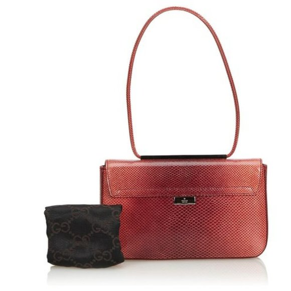 *Rare* Gucci Gradient Red Baguette Handbag - Picture 2 of 16